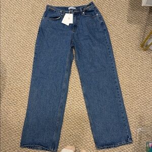 New with tags the Frankie shop hayla denim pants size XS/S in medium wash
